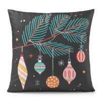 alan,symonds,baubles,velvet,christmas,cushion,multicolour