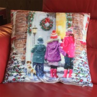 alan,symonds,carol,singers,christmas,cushion,multicolour
