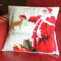alan,symonds,santa,&amp;,cat,christmas,cushion,multicolour