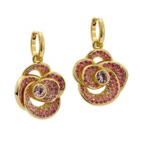 аксесоари,на,разпродажба,ted,baker,women's,huggie,earrings,gold,pink,ombre