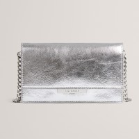 ted,baker,womens,lock,detail,purse,with,chain,strap,silver,col