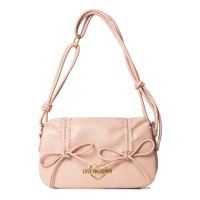 love,moschino,women,s,softy,bow,faux,leather,shoulder,bag,pink