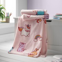 подаръци,и,играчки,домашни,потреби,обзавеждане,и,меки,мебели,catherine,lansfield,kids,forever,together,sofa,throw,pink