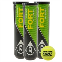 аксесоари,за,тенис,на,корт,топки,за,тенис,на,корт,dunlop,fort,triple,pack,of,tennis,balls,(3x,4,ball),yellow