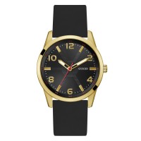 часовник,часовници,guess,guess,monte,watch,gold,black