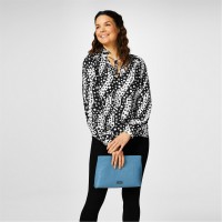 всички,чанти,biba,biba,leather,filigree,embossed,clutch,bag,cornet,blue