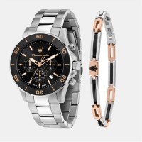 часовник,часовници,maserati,men's,analogue,quartz,watch,gift,set,multi