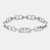 бижутерия,boss,gents,boss,kode,chain,stainless,steel,bracelet,silver
