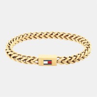 бижутерия,tommy,hilfiger,tommy,hilfiger,men’s,chain,bracelet,gold