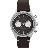 часовник,часовници,timex,men's,marlin,analogue,quartz,watch,brown,silver