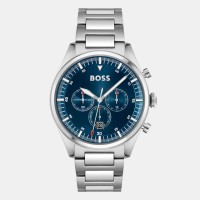часовник,часовници,бижутерия,аксесоари,на,разпродажба,boss,gents,pioneer,watch,black,silver