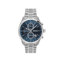 часовник,бижутерия,часовници,boss,men's,grand,prix,stainless,steel,watch,blue,steel
