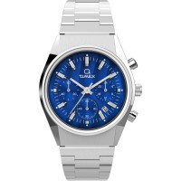 часовник,часовници,timex,men's,continental,analogue,quartz,watch,blue,silver
