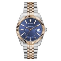 guess,men,s,jaden,quartz,analogue,watch,blue,silver
