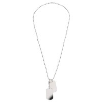 fabric,metal,tag,necklace,rhodium