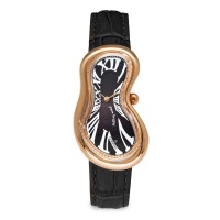 часовник,часовници,exaequo,melting,quartz,analogue,watch,black,dial