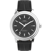 часовник,часовници,timex,men's,waterbury,analogue,quartz,watch,black,silver