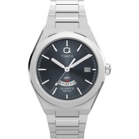 timex,men,s,auto,analogue,watch,black,silver
