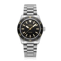 часовник,бижутерия,часовници,rotary,men's,analogue,quartz,watch,black,silver