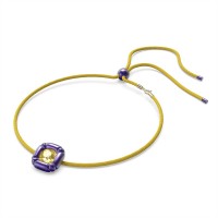 аксесоари,на,разпродажба,swarovski,dulcis,necklace,cushion,cut,purple,gold,purple