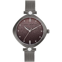 часовник,часовници,аксесоари,на,разпродажба,french,connection,connection,sheen,shimmer,round,analog,watch,with,mesh,strap,for,women,grey