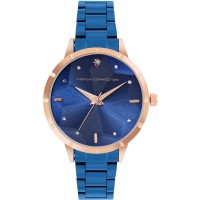 часовник,часовници,аксесоари,на,разпродажба,french,connection,connection,lucienne,blue,round,analog,watch,for,women,blue