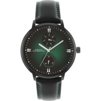 мъжки,часовник,часовници,аксесоари,на,разпродажба,french,connection,connection,opus,green,round,dial,mens,multi,function,watch,green