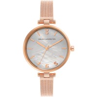 часовник,часовници,аксесоари,на,разпродажба,french,connection,french,connection,rose,case,round,shape,rose,strap,quartz,watch,grey