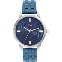 часовник,часовници,аксесоари,на,разпродажба,french,connection,french,connection,silver,case,round,shape,silver,strap,quartz,watch,blue