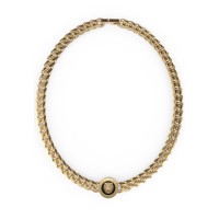 бижутерия,guess,men's,21'',lion,coin,chain,necklace,metallics