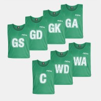 аксесоари,на,разпродажба,спорт,в,училище,нетбол,mitre,adults,netball,bibs,emerald