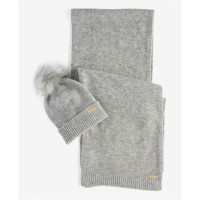 шал,плажни,шапки,аксесоари,на,разпродажба,barbour,international,sparkle,beanie,&amp;,scarf,gift,set,grey,aw25
