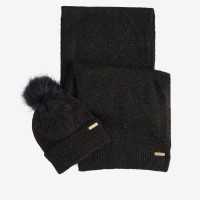 шал,плажни,шапки,аксесоари,на,разпродажба,barbour,international,sparkle,beanie,&amp;,scarf,gift,set,black,aw25