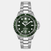 часовник,бижутерия,часовници,boss,gents,boss,troper,sport,bracelet,watch,silver