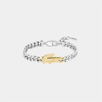 аксесоари,на,разпродажба,lacoste,lacoste,mens,arthor,crocodile,curb,chain,bracelet,silver