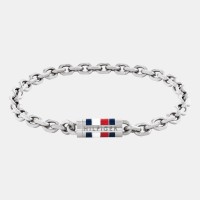 tommy,hilfiger,men,s,chain,bracelet,silver