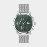 lacoste,mens,lacoste,replay,multifunction,watch,silver