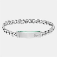 lacoste,lacoste,jewellery,mens,lacoste,baseline,bracelet,silver