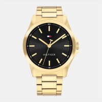 часовник,бижутерия,часовници,tommy,hilfiger,tommy,hilfiger,mens,gold,plated,bracelet,watch,gold,gold