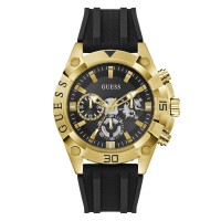 guess,men,s,prospect,quartz,analogue,watch,gold,black