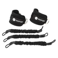 спорт,в,училище,аеробика,гребни,тренажори,ластици,slazenger,ankle,resistance,bands,set,black