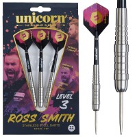 дартс,дартс,стрелички,дартс,пера,игри,unicorn,darts,steel,tip,darts,set,|,level,3,|,ross,'smudger',smith,|,natural,stainless,ste