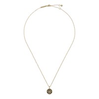бижутерия,аксесоари,на,разпродажба,ted,baker,monella,monogram,button,pendant,necklace,gold,black