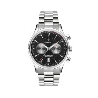 часовник,бижутерия,часовници,gant,men's,spencer,analogue,quartz,watch,silver,black