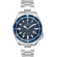 часовник,бижутерия,часовници,gant,waterville,blue,blue,metal,watch,analogue,watch,silver,blue
