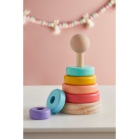 tooky,toys,wooden,rainbow,stacker,multi