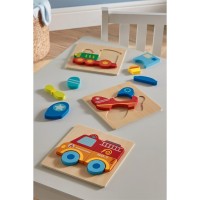 игри,и,технологии,всички,игри,и,играчки,коледни,джунджурии,toylife,wooden,3,piece,vehicle,puzzle,multi