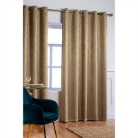 homelife,crinkle,woven,blackout,eyelet,curtains,latte