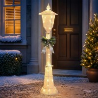 the,spirit,of,christmas,outdoor,light,up,lampost,white