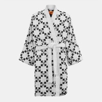 off,white,unisex,bathrobe,white,black